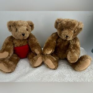 Set of 2 - 16 inch Vermont Teddy Bears